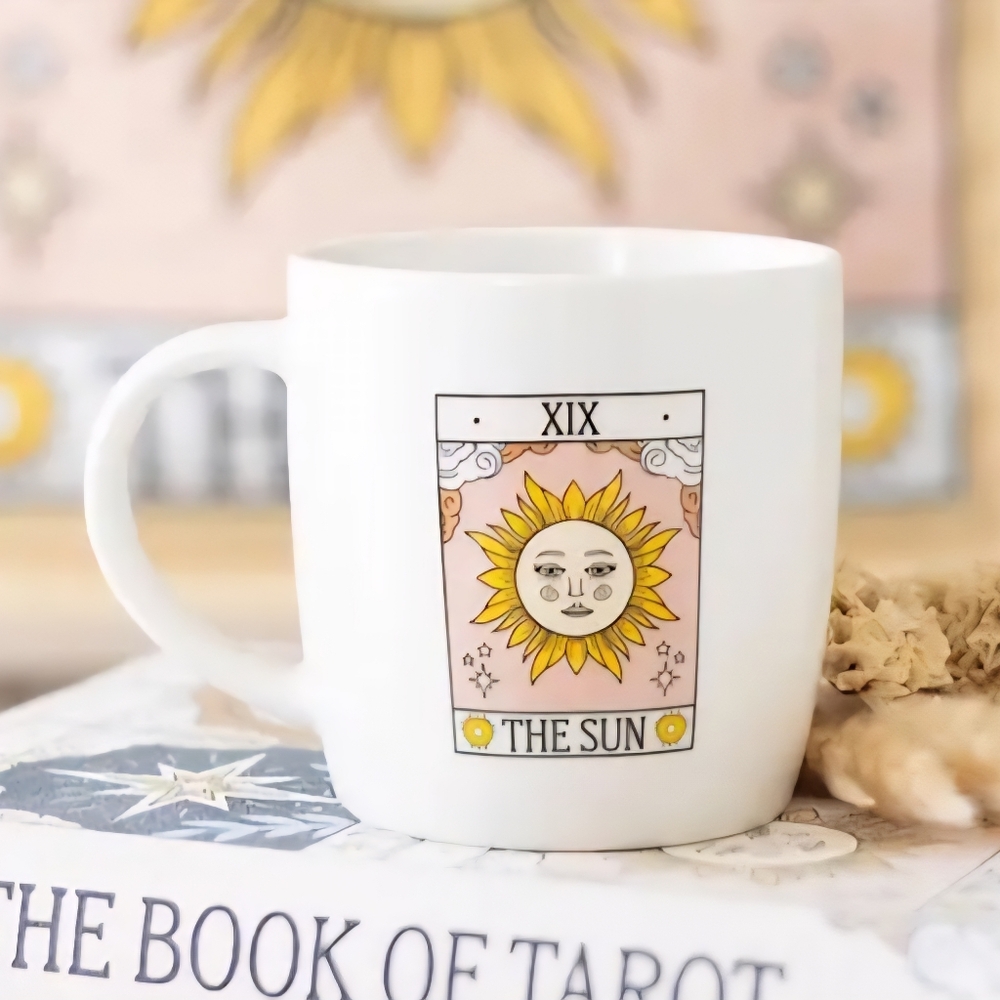 Sun Tarot White Mug